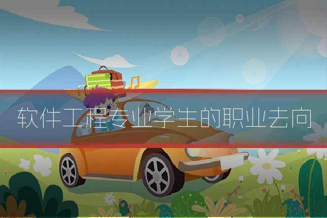 软件工程专业学生的职业去向