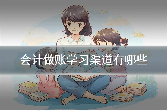 会计做账学习渠道有哪些