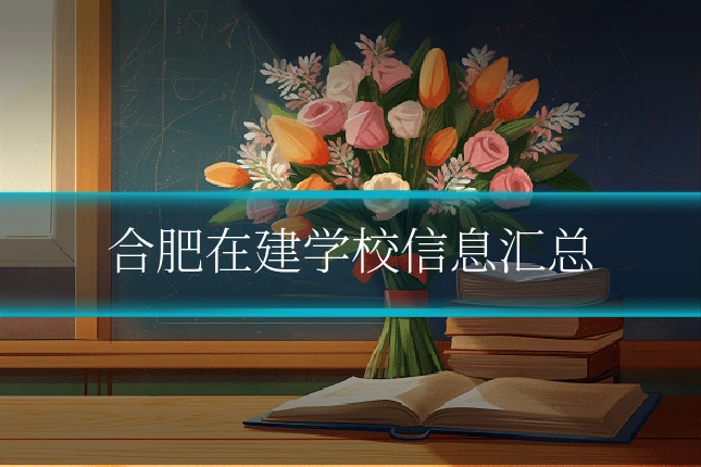 合肥在建学校信息汇总