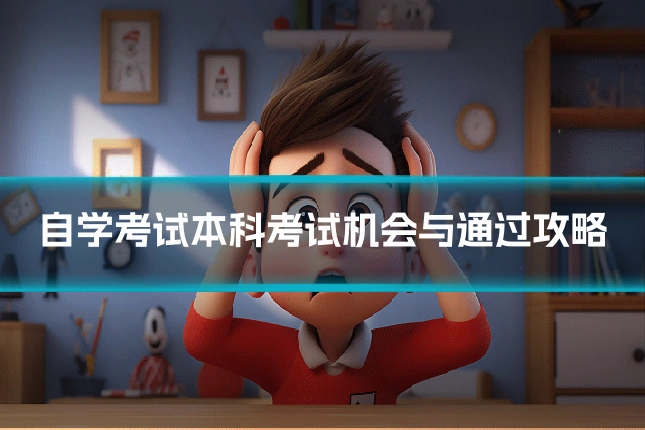 自学考试本科考试机会与通过攻略