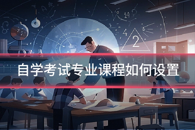 自学考试专业课程如何设置