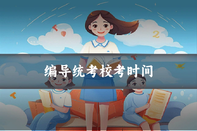 编导统考校考时间