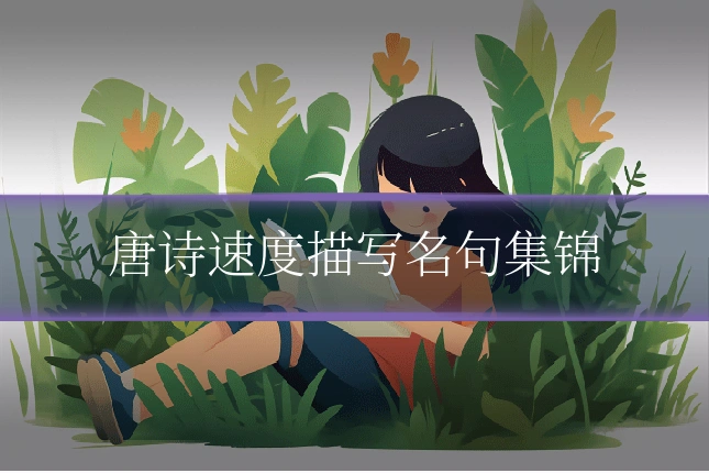 唐诗速度描写名句集锦