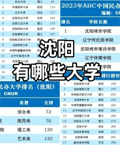 沈阳一本大学