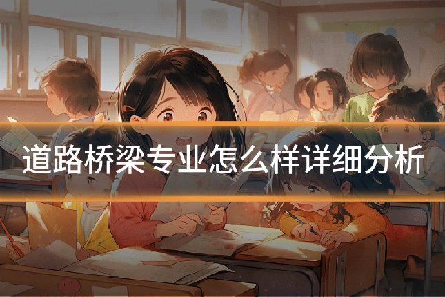 道路桥梁专业怎么样详细分析
