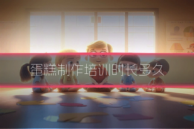 蛋糕制作培训时长多久
