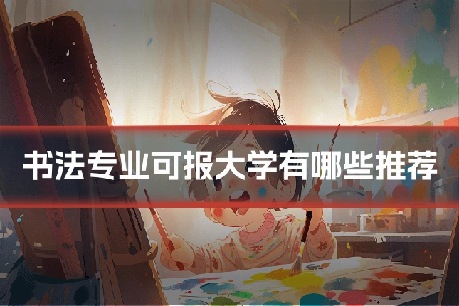 书法专业可报大学有哪些推荐