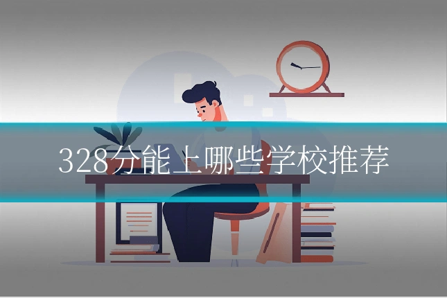 328分能上哪些学校推荐