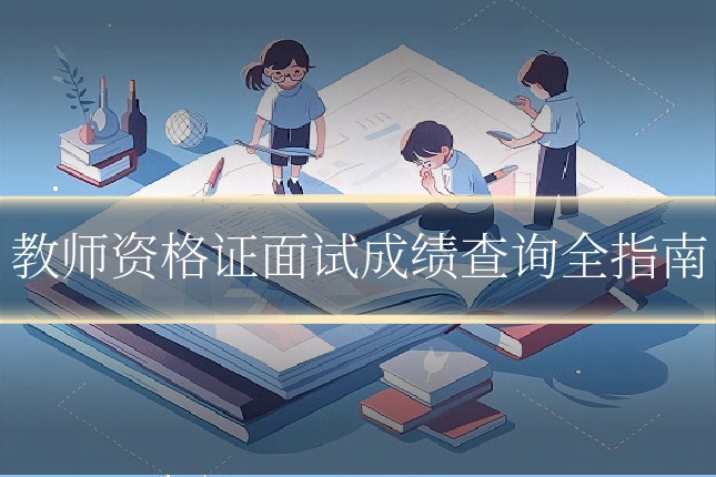 教师资格证面试成绩查询全指南