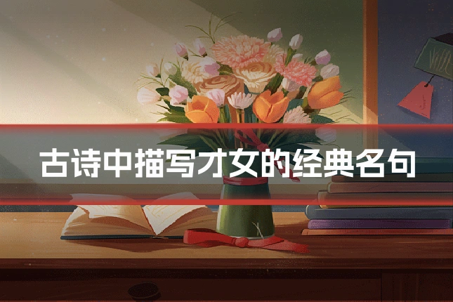 古诗中描写才女的经典名句
