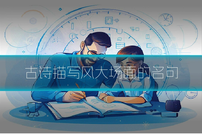 古诗描写风大场面的名句