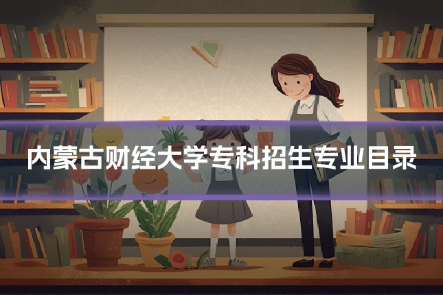 内蒙古财经大学专科招生专业目录