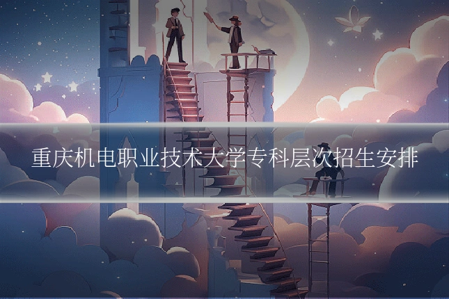 重庆机电职业技术大学专科层次招生安排