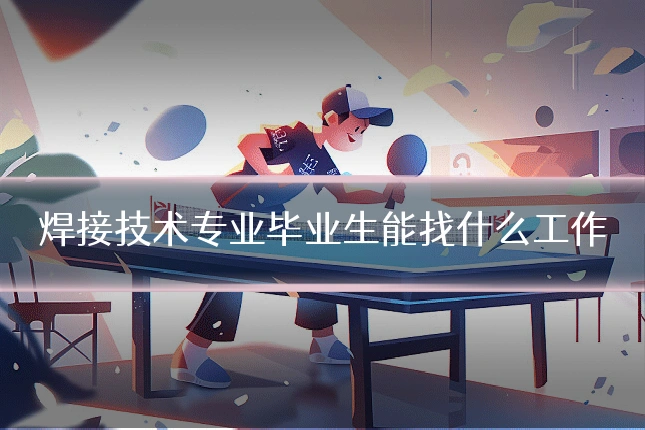 焊接技术专业毕业生能找什么工作