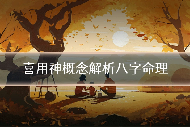 喜用神概念解析八字命理