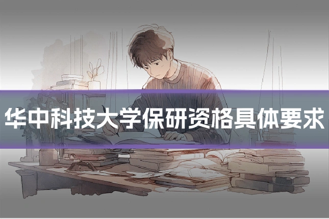 华中科技大学保研资格具体要求