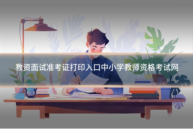教资面试准考证打印入口中小学教师资格考试网