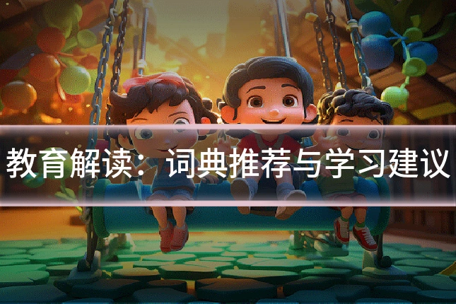 教育解读：词典推荐与学习建议