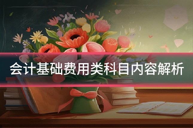 会计基础费用类科目内容解析