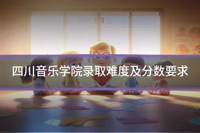 四川音乐学院录取难度及分数要求