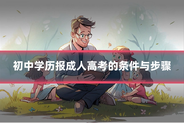 初中学历报成人高考的条件与步骤