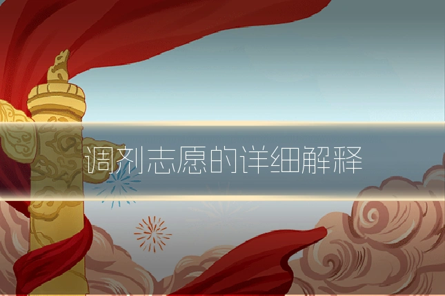 调剂志愿的详细解释