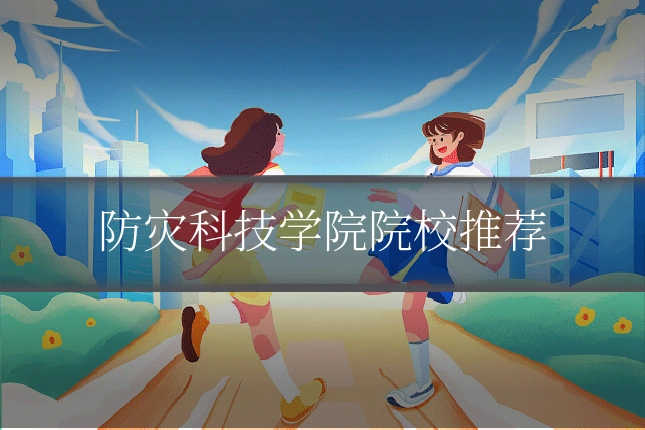 防灾科技学院院校推荐