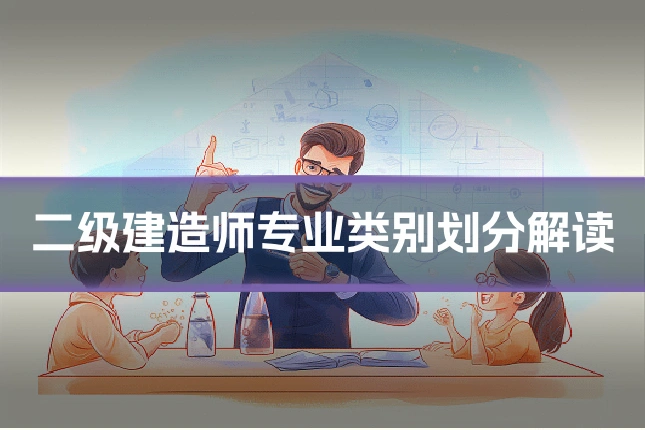 二级建造师专业类别划分解读