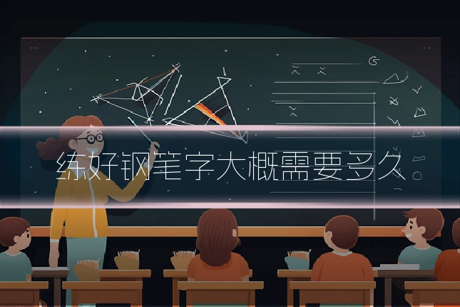 练好钢笔字大概需要多久
