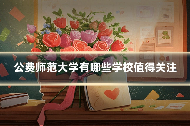 公费师范大学有哪些学校值得关注