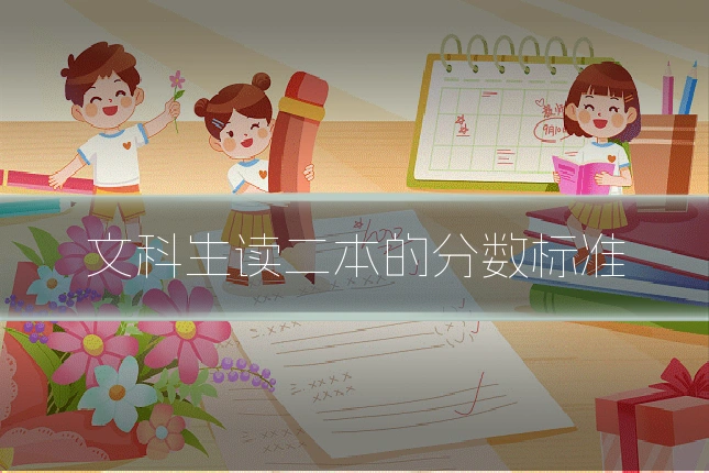 文科生读二本的分数标准