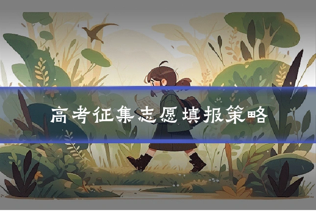 高考征集志愿填报策略