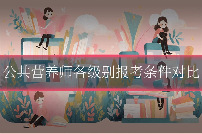 公共营养师各级别报考条件对比