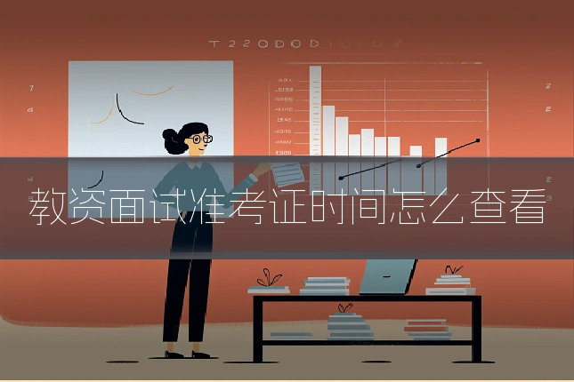 教资面试准考证时间怎么查看
