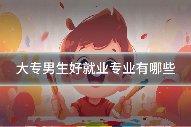 大专男生好就业专业有哪些