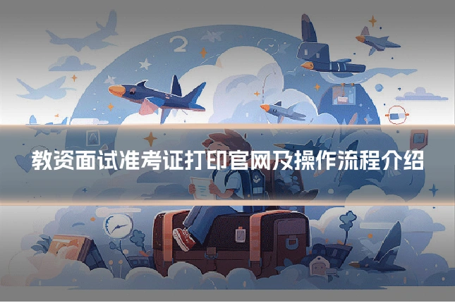 教资面试准考证打印官网及操作流程介绍