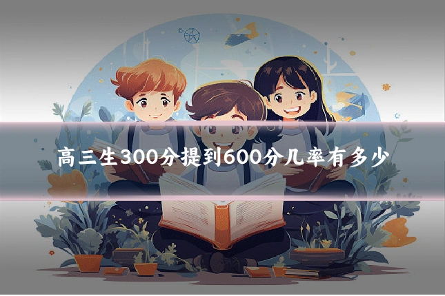 高三生300分提到600分几率有多少