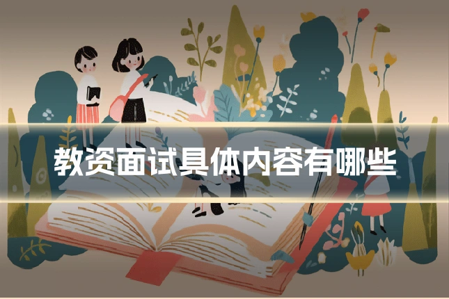 教资面试具体内容有哪些