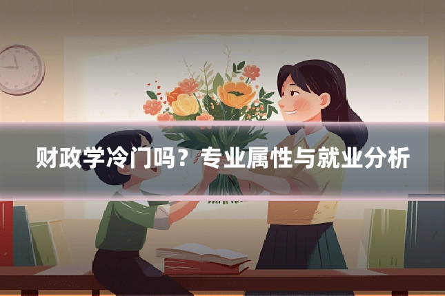 财政学冷门吗？专业属性与就业分析