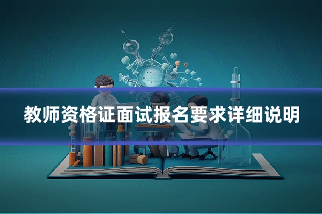 教师资格证面试报名要求详细说明