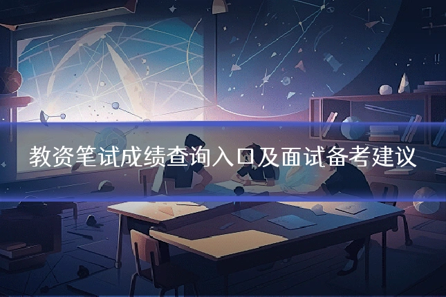 教资笔试成绩查询入口及面试备考建议