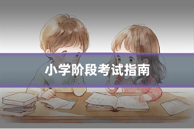 小学阶段考试指南