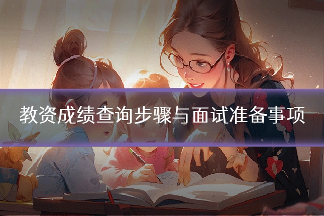 教资成绩查询步骤与面试准备事项