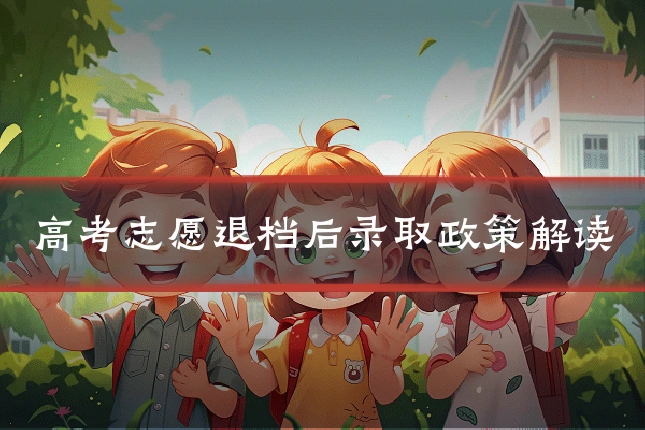 高考志愿退档后录取政策解读