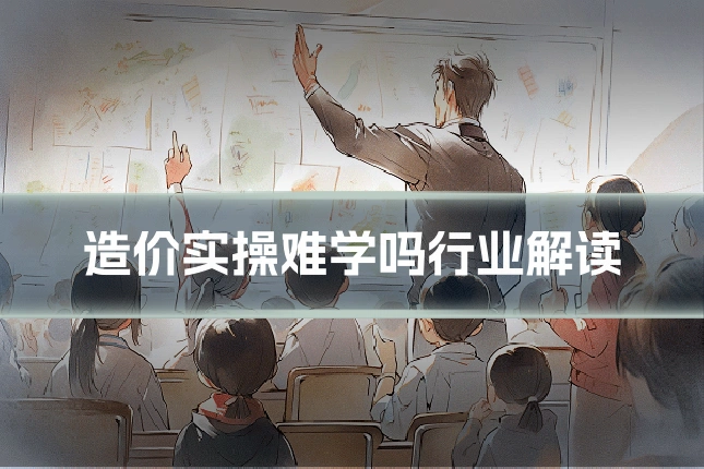 造价实操难学吗行业解读