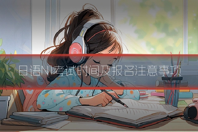 日语N1考试时间及报名注意事项
