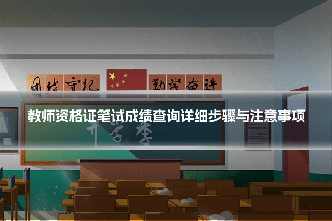 教师资格证笔试成绩查询详细步骤与注意事项