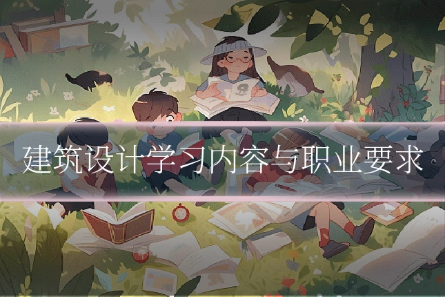 建筑设计学习内容与职业要求