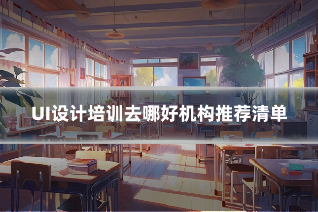 UI设计培训去哪好机构推荐清单
