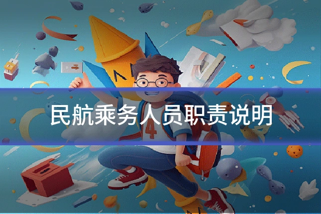 民航乘务人员职责说明